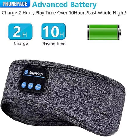 BT Earphones Sports Sleeping Headband Elastic Wireless Headphones Music Eye Mask Wireless Bluetooth Headset Headband